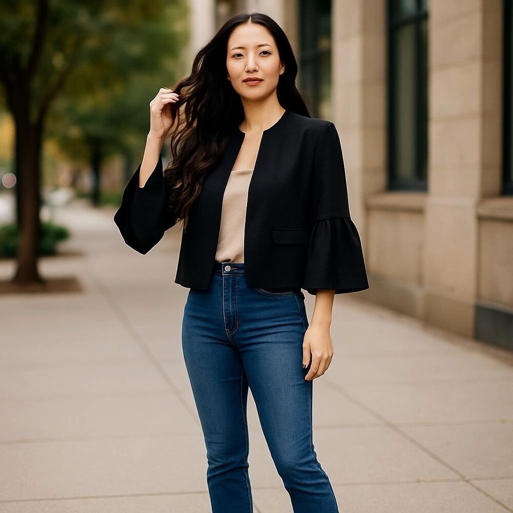 Elegant Black Women's Jacket